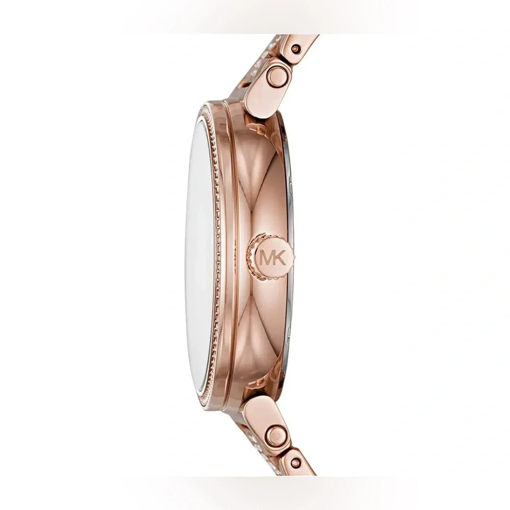 Michael Kors Women's 36mm Sofie Stainless Steel Chronograph Watch - Rose Gold - Picture 3 of 8
